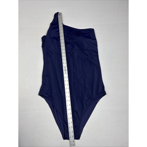 Andie Nantucket XXXL Tall US 20 Navy 1 Piece Swimsuit NWT One Shoulder 9553 - Picture 6 of 15
